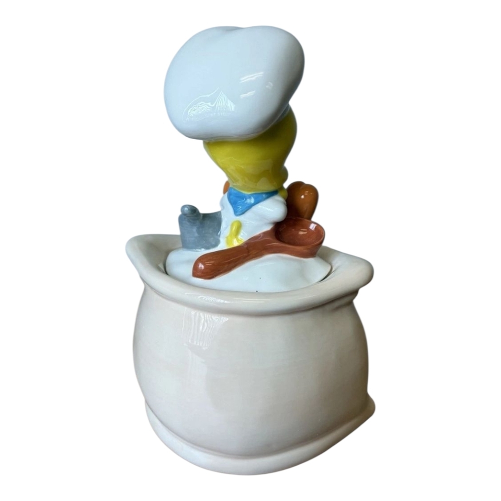 Tweety Chef Cookie Jar and Utensil Holder Set - Picture 3 of 12